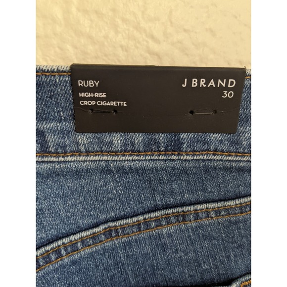 NWT J Brand Ruby High Rise Cigarette Cropped Jeans Size 30 - Picture 6 of 8